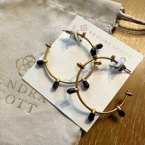 Kendra Scott Vintage Gold Hoop Earrings